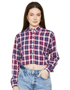 Pepe Jeans WomenS Regular Fit Checked Shirts