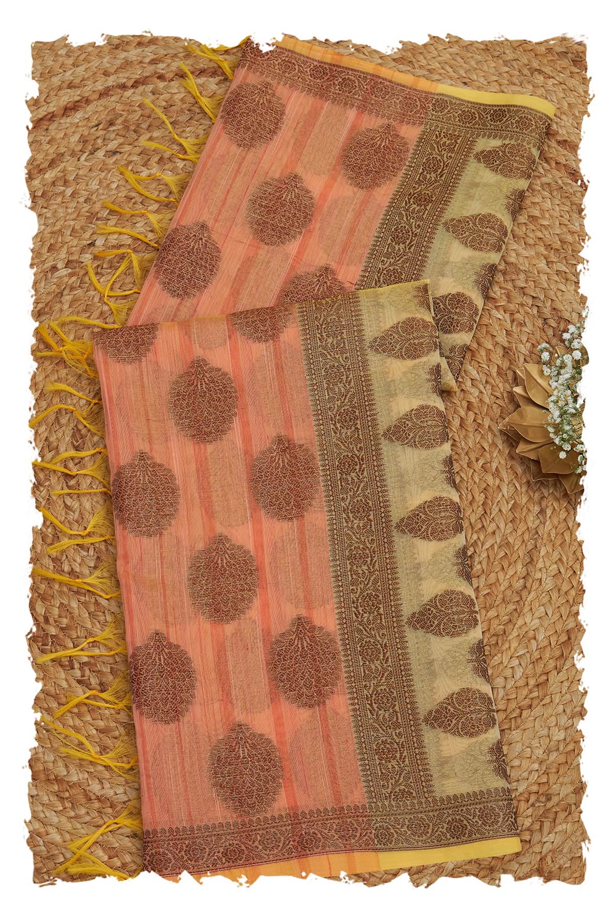 Soch Women Chanderi Woven Design Dupatta