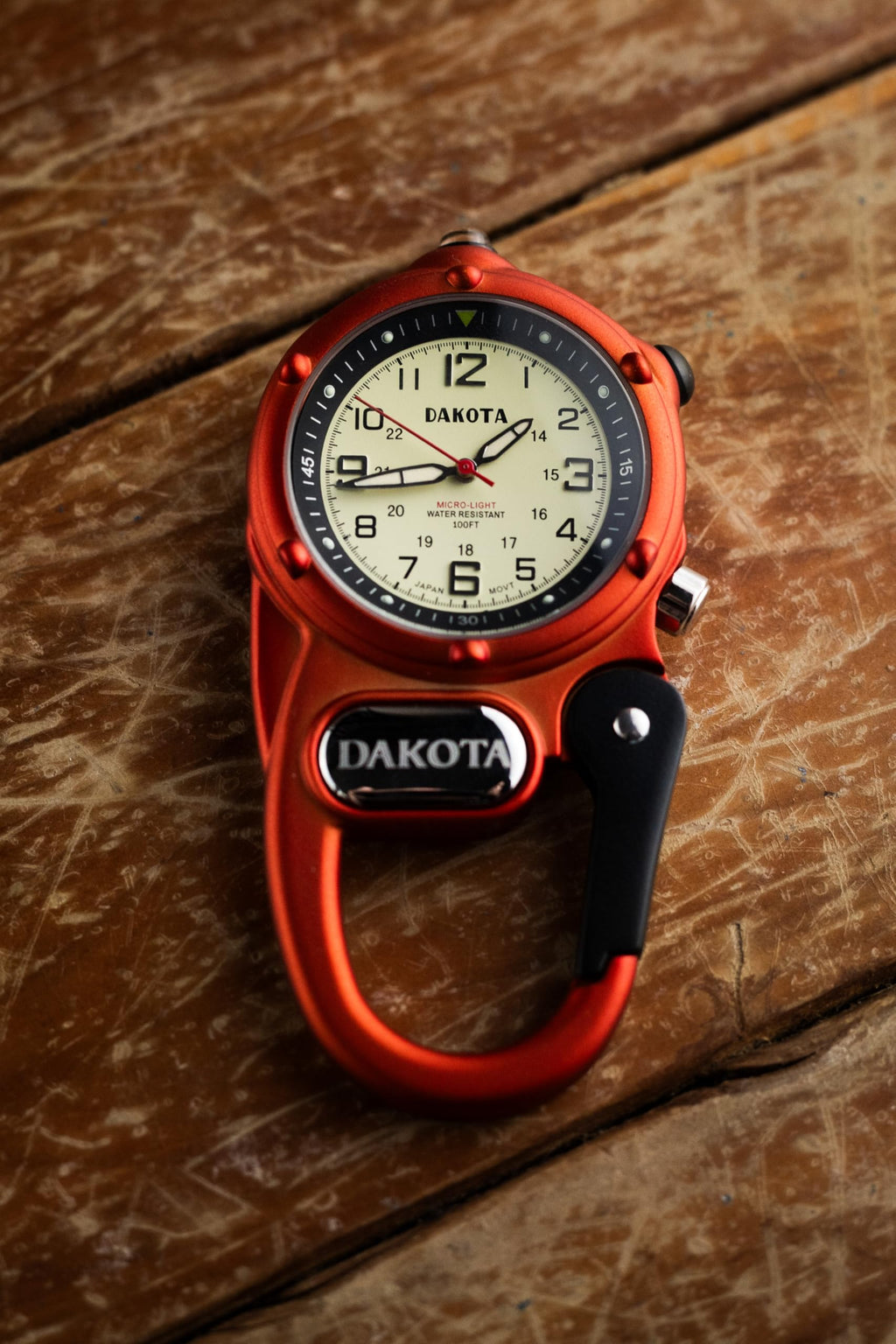 Dakota Mini Clip Microlight, Clip Watch, Outdoor Gifts for Men and Women, Use for Fishing Hunting Tactical Watch with LED Flashl
