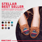 Minnetonka Women's Kilty Moccasin,Grey,7 M US