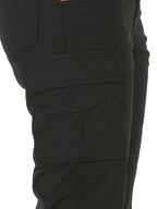 Wrangler Riggs Workwear womens Ranger Cargo Work Utility Pants, Black, 6 30 US