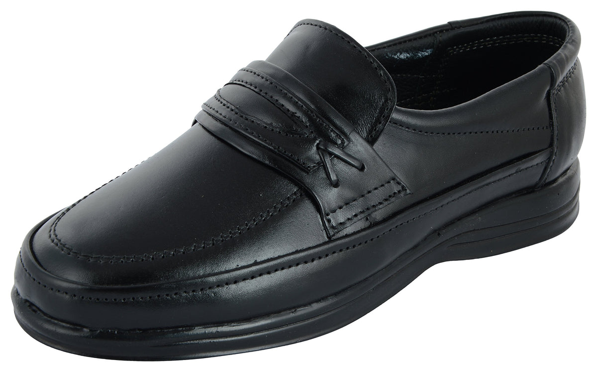 CHAMOIS Mens Black Leather Formal Shoes6 UK (40 EU) (229316) 6