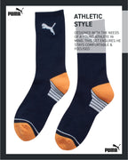 PUMA Boys' T-Shirt - 2 Piece Short Sleeve Graphic Tee and Athletic Crew Socks - Matching Shirt and Socks for Boys (S-XL), Size X