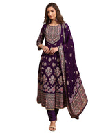 Libas Embroidered Georgette Anarkali Kurta for Women (51859L)