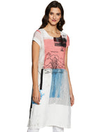 W For Woman Women'S Crepe Regular Kurta (18Skw12013-58551_Multi_6) Multicolour