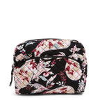 Vera Bradley Women's Cotton Large Cosmetic Makeup Organizer Bag, Botanical Paisley, One Size