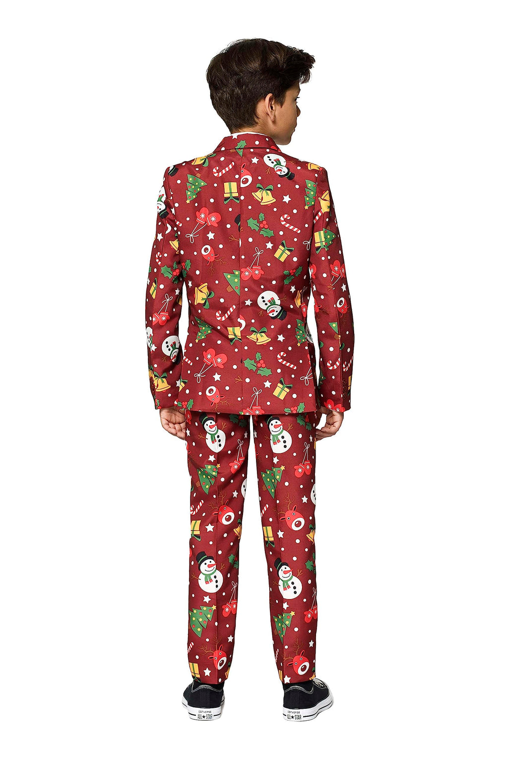 Morris Costumes OSB0026SM Boys Christmas Costume  Red - Small Size 6