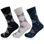 Bonjour Men Calf Length Cotton Socks