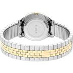 Timex Women's Modern Easy Reader 32mm Watch - Two-Tone Case White Dial with Expansion Band