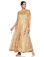 W For Woman Women'S Synthetic Regular Fit Kurta (18Auw11003-110253_Beige_Xs (6))