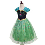 Lito Angels Little Girls Princess Coronation Costumes Halloween Birthday Fancy Party Dress Up with Accessories Size 5-6 Green 13
