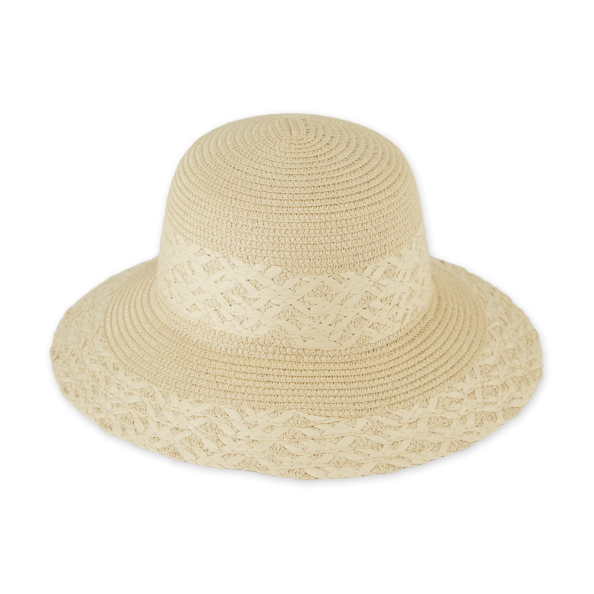 BRAIDED SUN HAT -  BEIGE