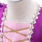 Dressy Daisy Long Braid Princess Costume Halloween Birthday Party Fancy Dress Up for Little Girls