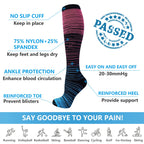 bropite Compression Socks for Women & Men Circulation-Compression Socks 20-30 mmhg-Best for Running,Medical,Nurse,Travel