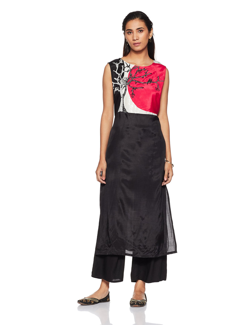 Wishful By W Women'S Straight Kurta (16Fes11089-11567_White_10)