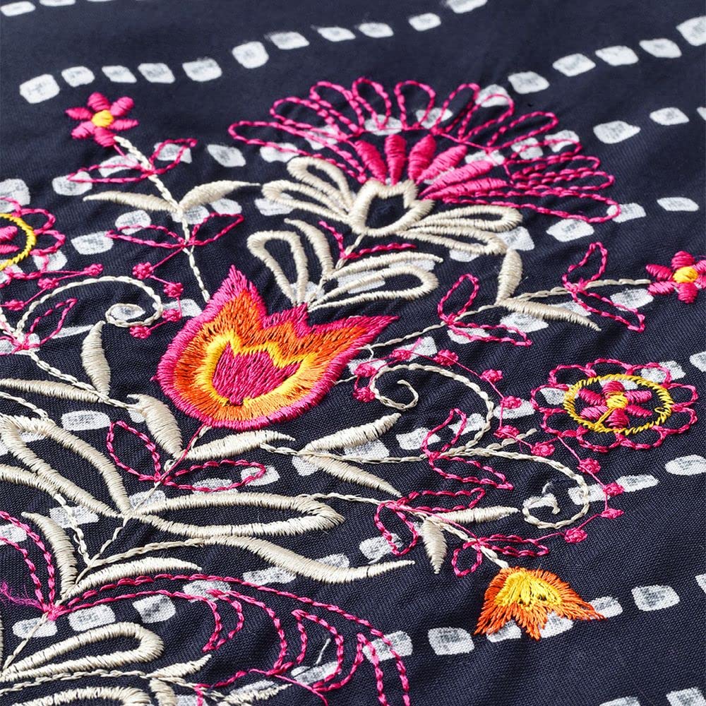 Anubhutee Women Rayon Straight Bandhani Print Kurta With Palazzos