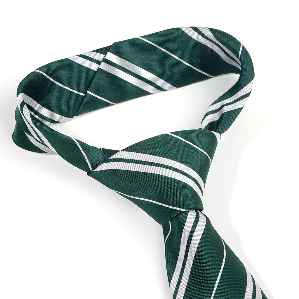 Landisun Halloween Cosplay Tie Halloween Costume Tie Men Boy Girl Kid Halloween Satin Tie Green 53 inch Lengh