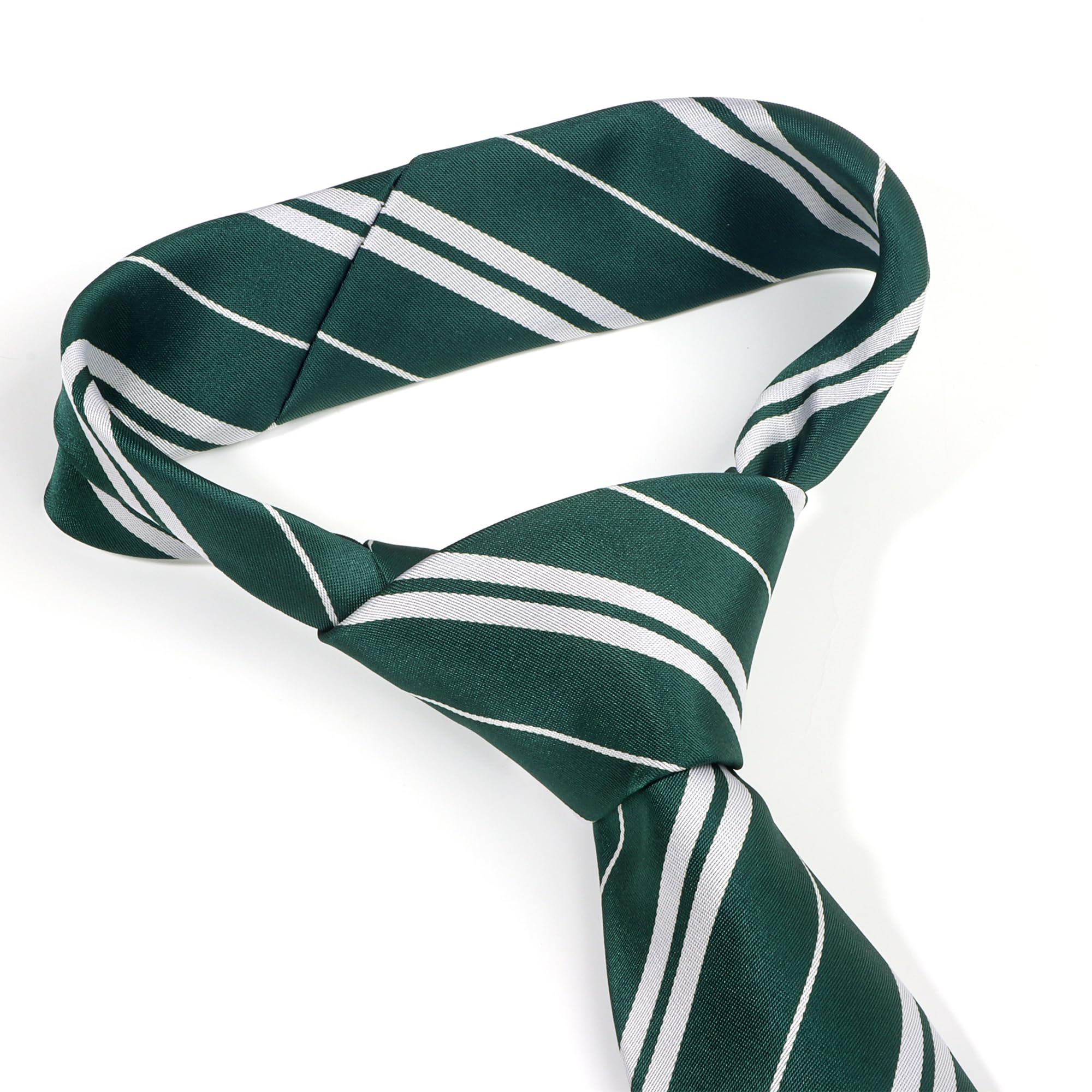 Landisun Halloween Cosplay Tie Halloween Costume Tie Men Boy Girl Kid Halloween Satin Tie Green 53 inch Lengh