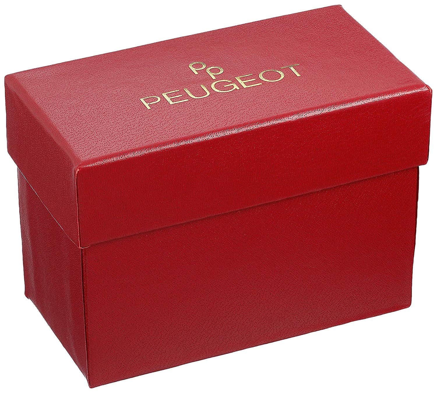 Peugeot Women's Crystal Bezel Boyfriend Watch, Easy to Read Dial with Colorful Leather Strap