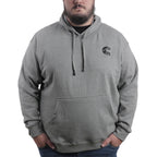 Cummins Unisex Fleece Pullover Hoodie Sweatshirt Gray in Comfortable Cotton Blend 2XL CMN5002