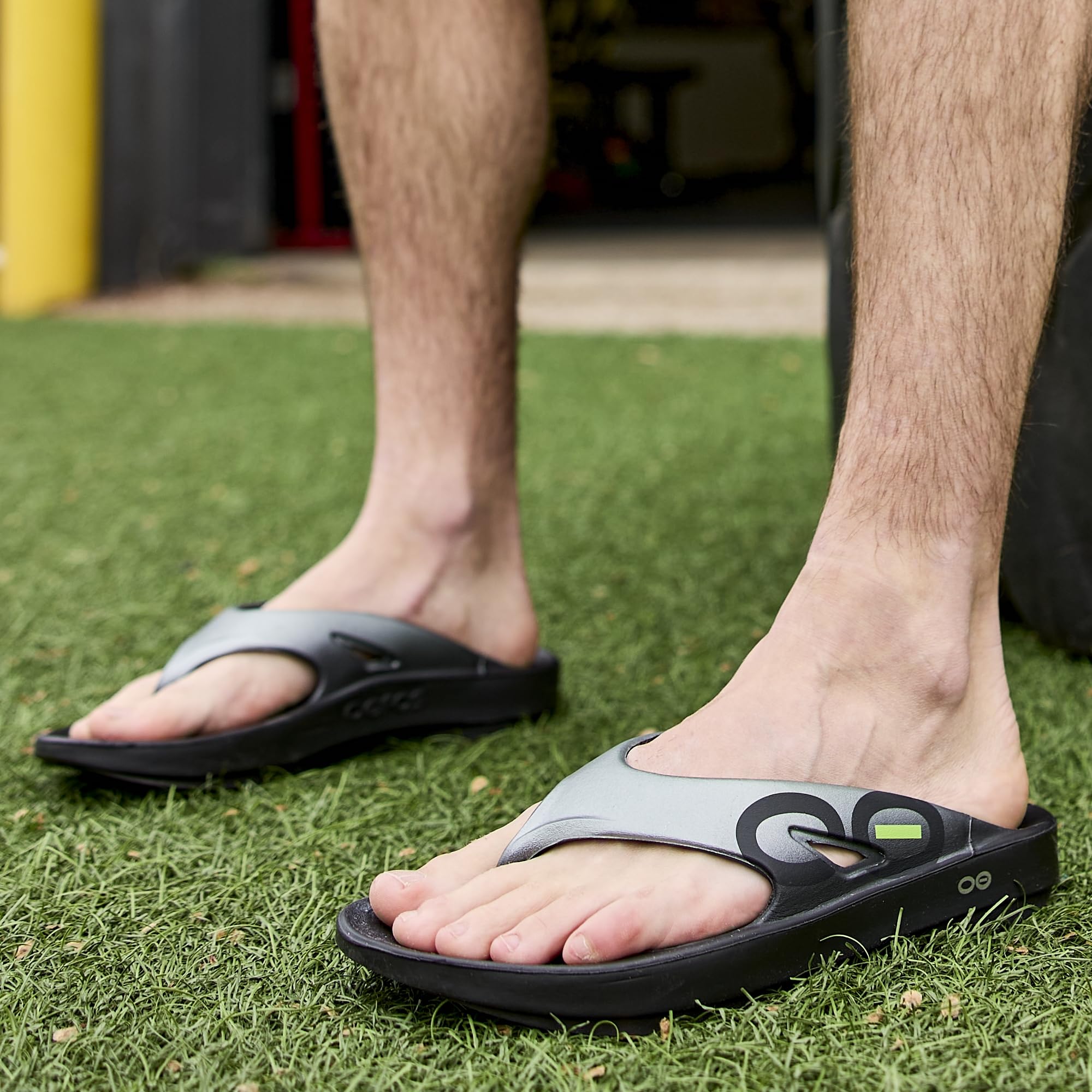 OOFOS OOriginal Sport Recovery Sandal, Graphite - Womens Size 5, Mens Size 3