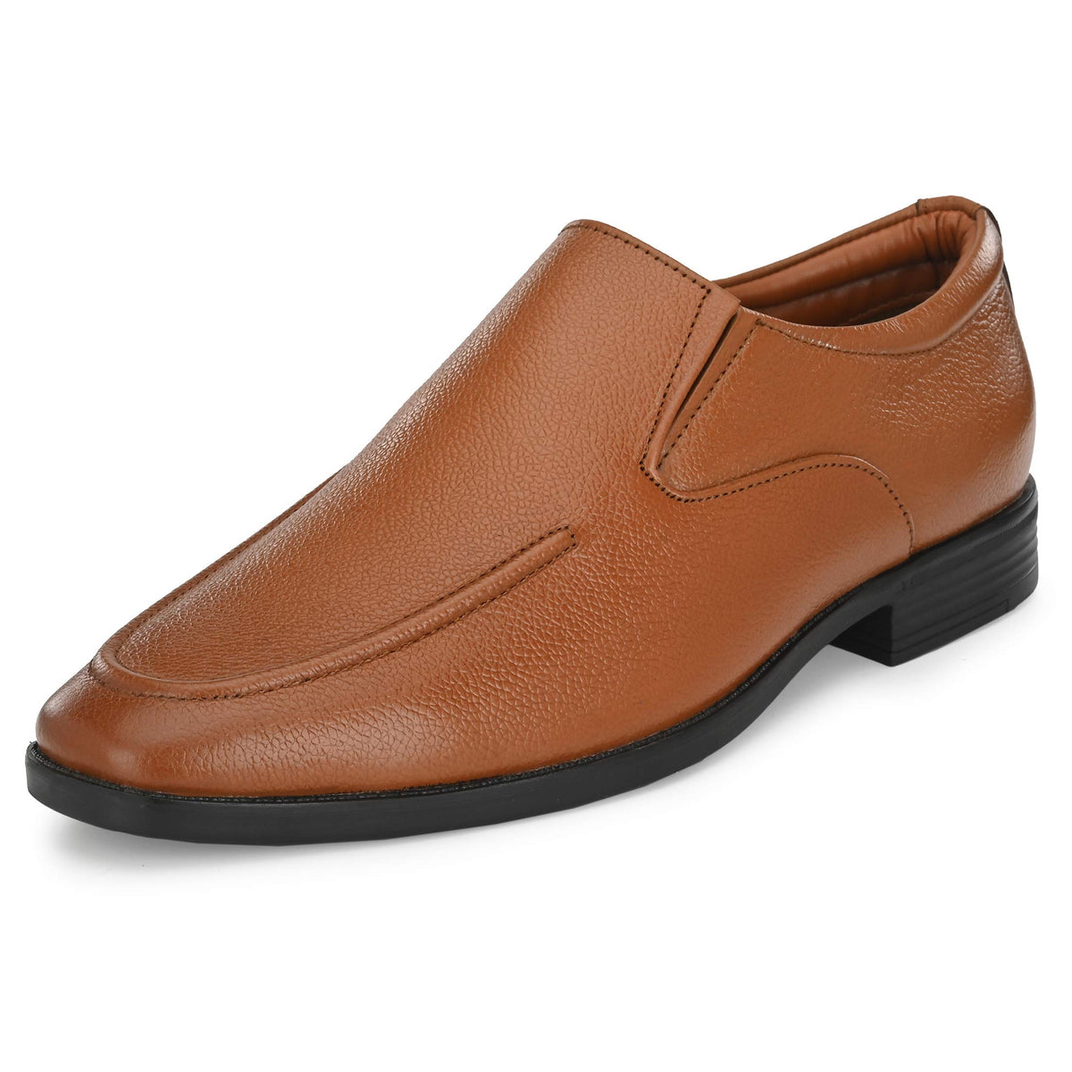 Burwood Men BWD 400 Tan Leather Formal Shoes8 UK (42 EU) (BW 402) 8