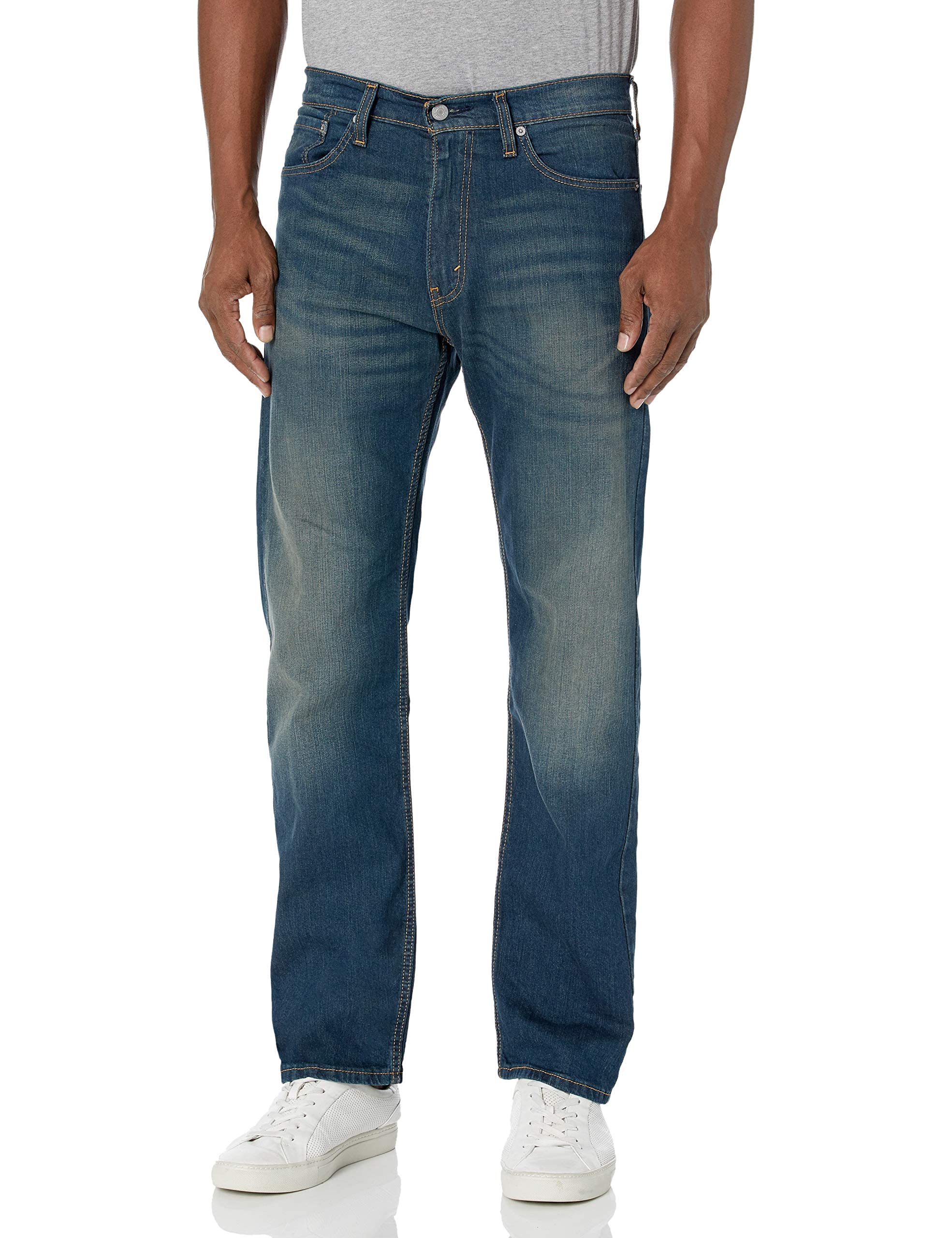 Levi's Men's 505 Regular Fit Jeans (Also Available in Big & Tall), Cash, 36W x 32L