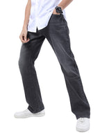 Ketch MenS Mid Rise Regular Jeans (Khjn000492_Charcoal_36)