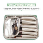 Narwey Travel Makeup Bag Large Cosmetic Bag Make up Case Organizer for Women