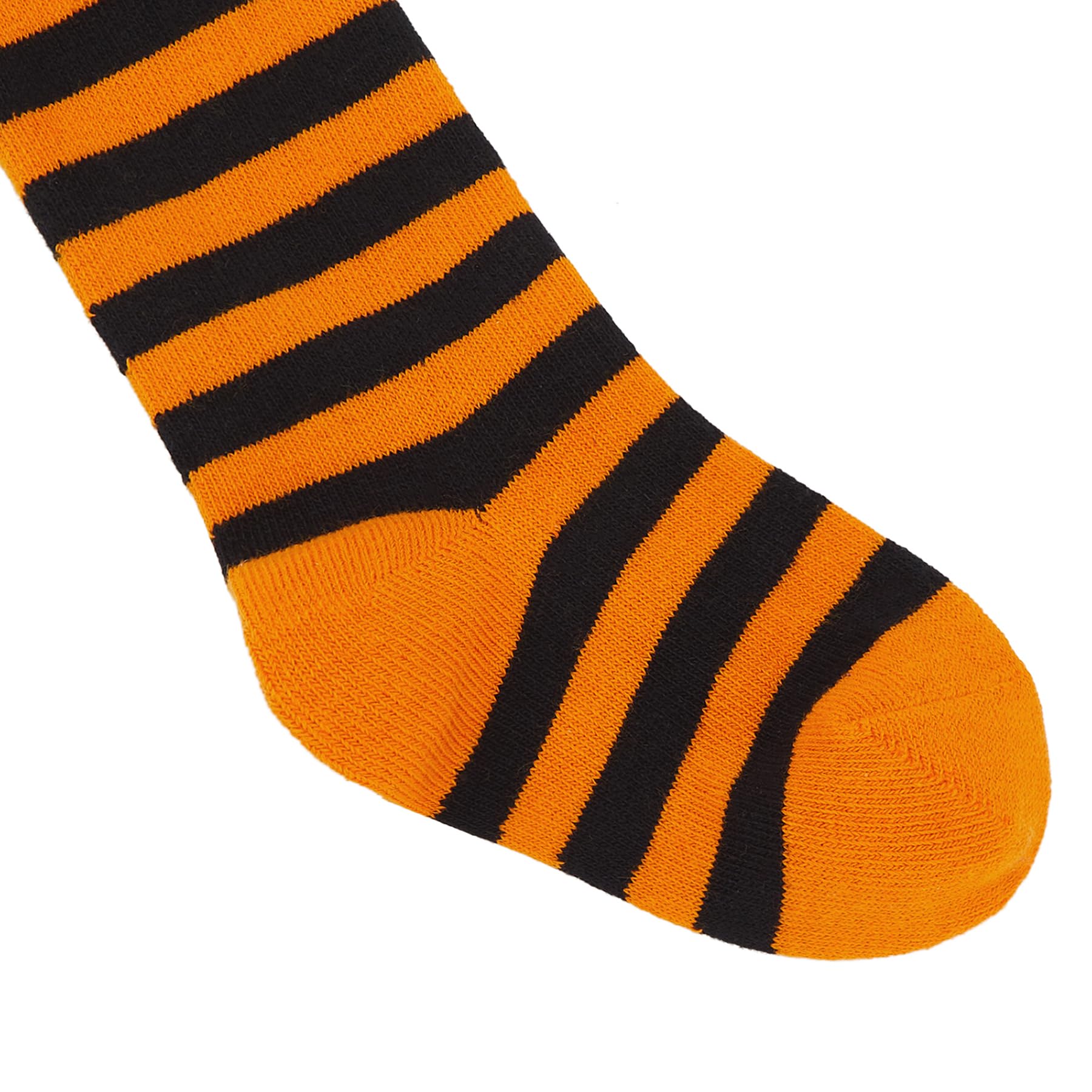 Zando Soft Baby Halloween Tights for Girls Funny Baby Orange and Black Striped Leggings Toddler Striped Tights Toddler Orange Ti