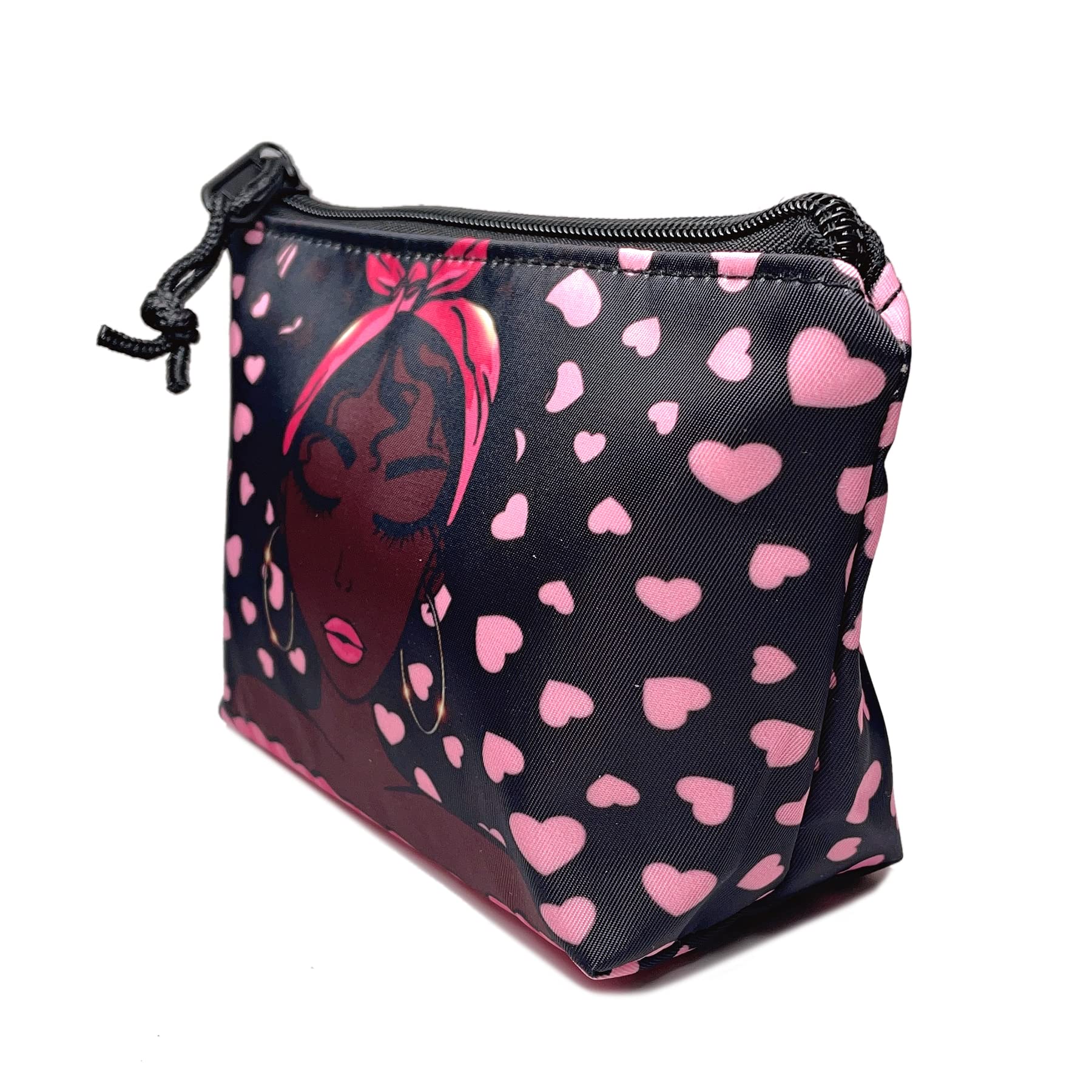 BDAWQUG 2pcs Women Toiletry Bag African American Queen Travel Toiletries Bags Melanin Queen Makeup Pouch Accessories Organizer C