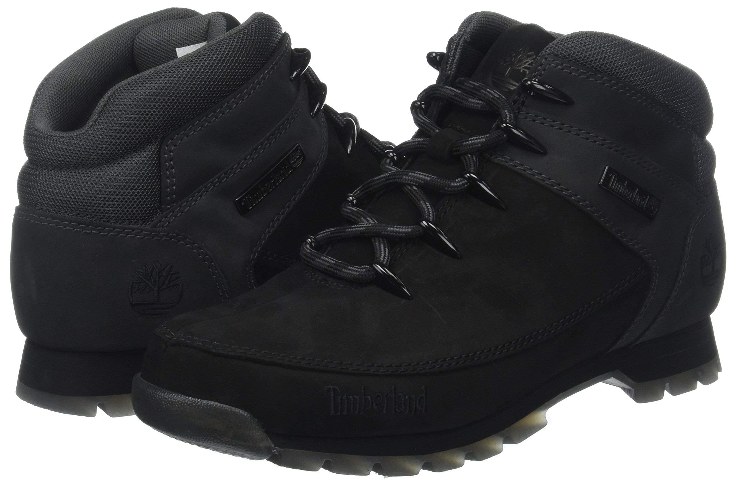 Timberland Men's Ankle Chukka Boots, Black Black Grey, 44 EU