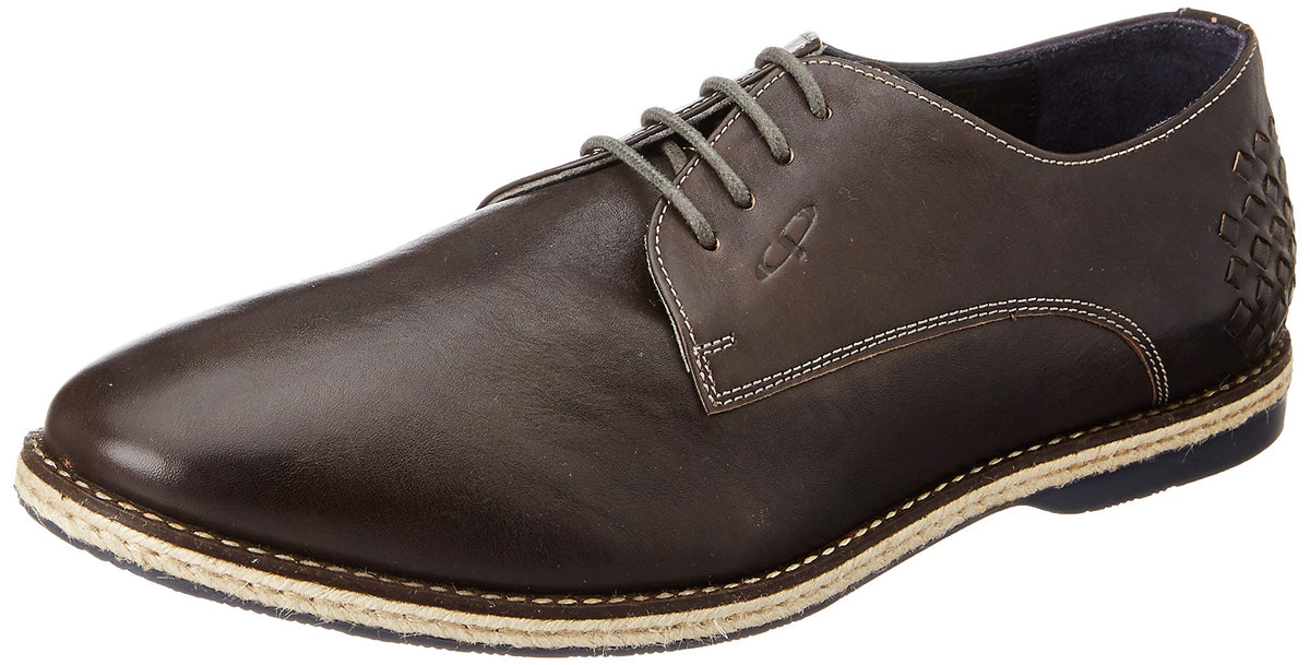 ColorPlus Mens Dark Grey Leather Formal Shoes6 UK (40 EU) (CXSS00009G6) 6