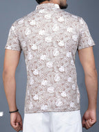 Noble Monk MenS Regular Fit Polo T Shirt |Half Sleeves |Tie And Dye Pattern| Casual T-Shirt For Men