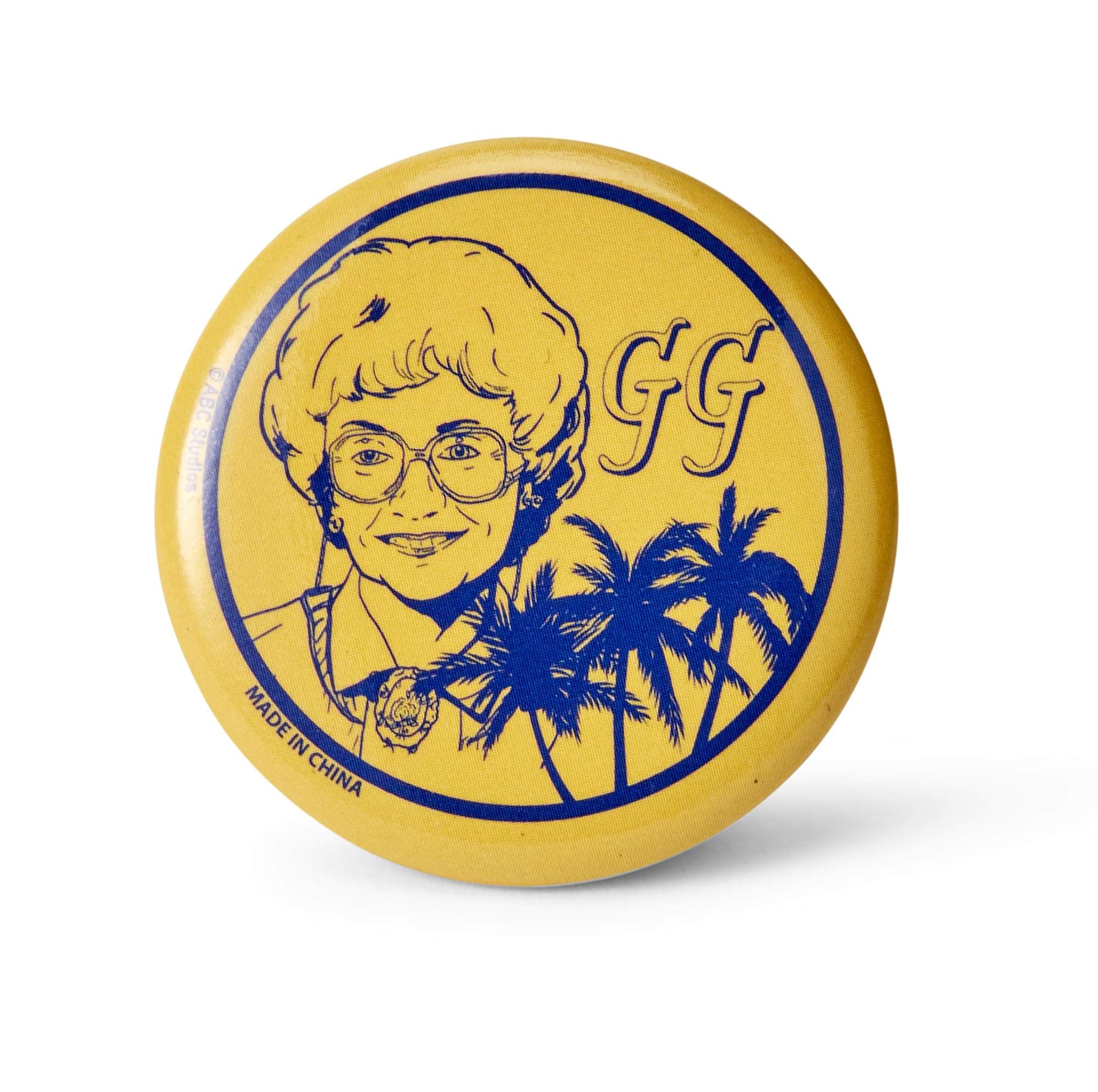 The Golden Girls Button Pin Set | 2019 San Diego Comic-Con Exclusive GG Dorothy, Rose, Blanche & Sophia Pin Buttons | Set Of 4
