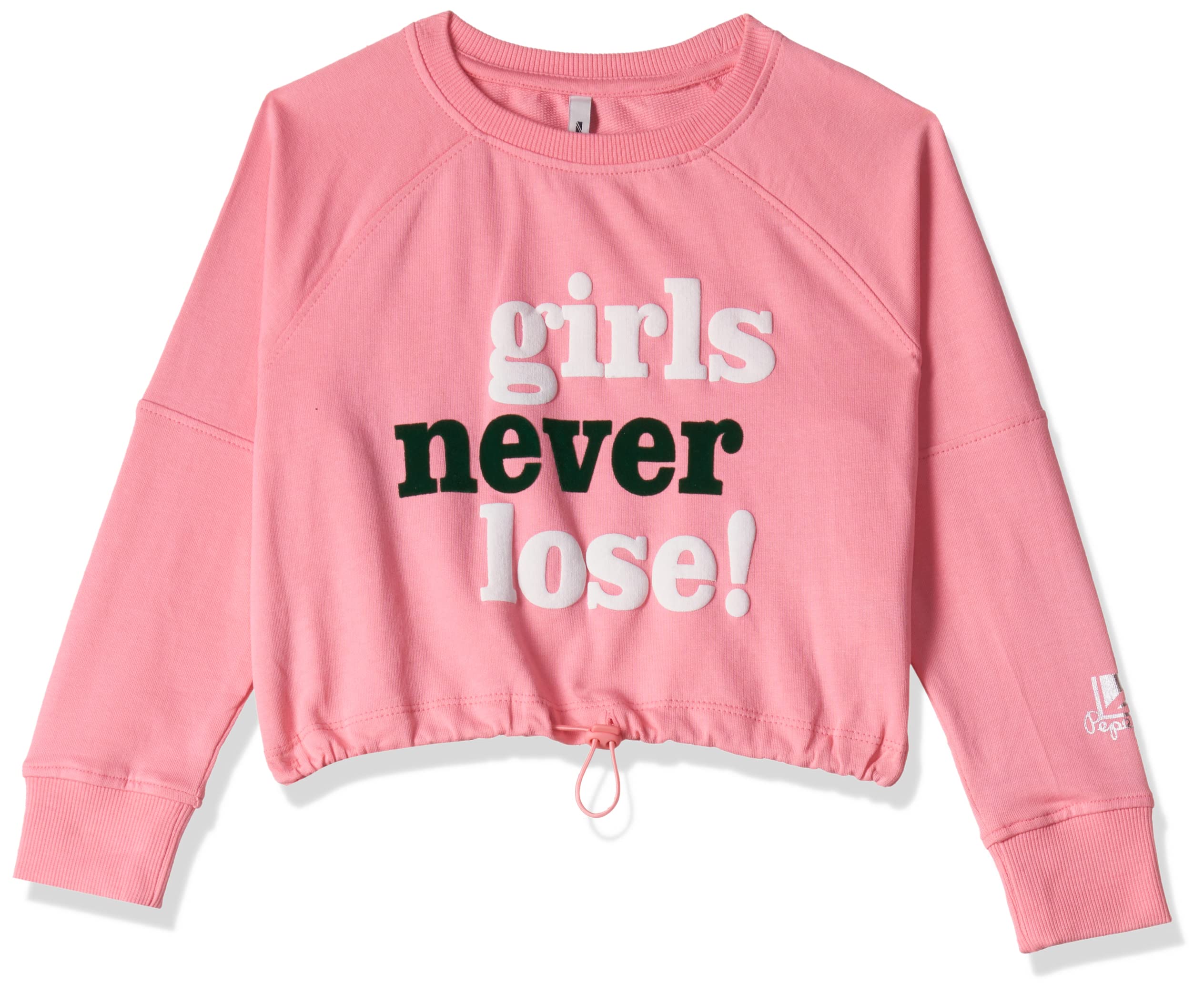 Pepe Jeans GirlS Cotton Crew Neck Sweatshirt (Pg581289_Salamon Pink_6)