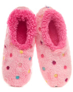 Snoozies Slippers for Women  Lotsa Dots colorful cozy Sherpa Slipper Socks  Womens House Slippers  cozy Slippers for Women  Fuzz