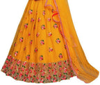 Suppar Sleave Girls Lehenga Choli Ethnic Wear Embroidered Lehenga, Choli And Dupatta Set Girls (Alexa)