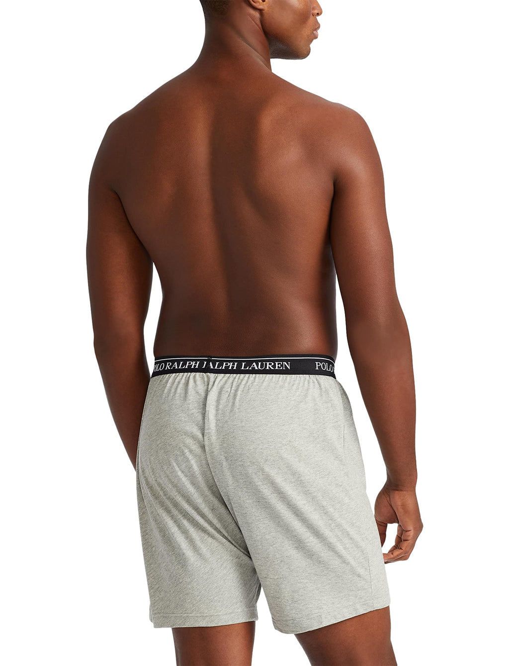 POLO RALPH LAUREN Classic Fit w/Wicking 3-Pack Knit Boxers Andover Heather/Madison Heather/Black MD
