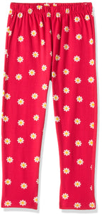 T2F Girls Cotton Printed Oversized Fit Crop Top and Pant Pajama Set