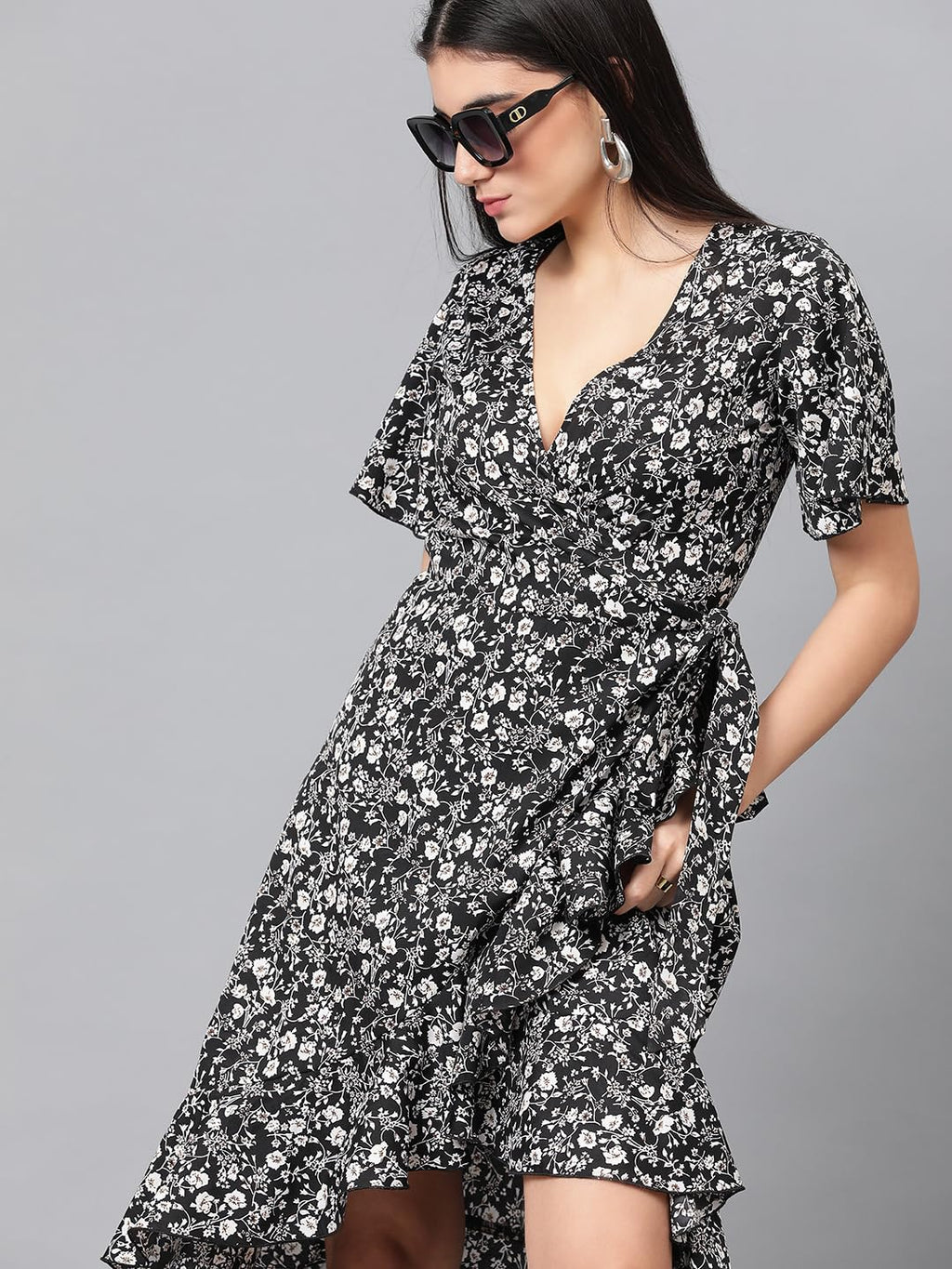 Kotty WomenS Fit And Flare Multicolor Dress