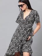 Kotty WomenS Fit And Flare Multicolor Dress