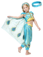 Dressy Daisy Girls Princess Dress Up with Headband Costumes Halloween Party Fancy Dress