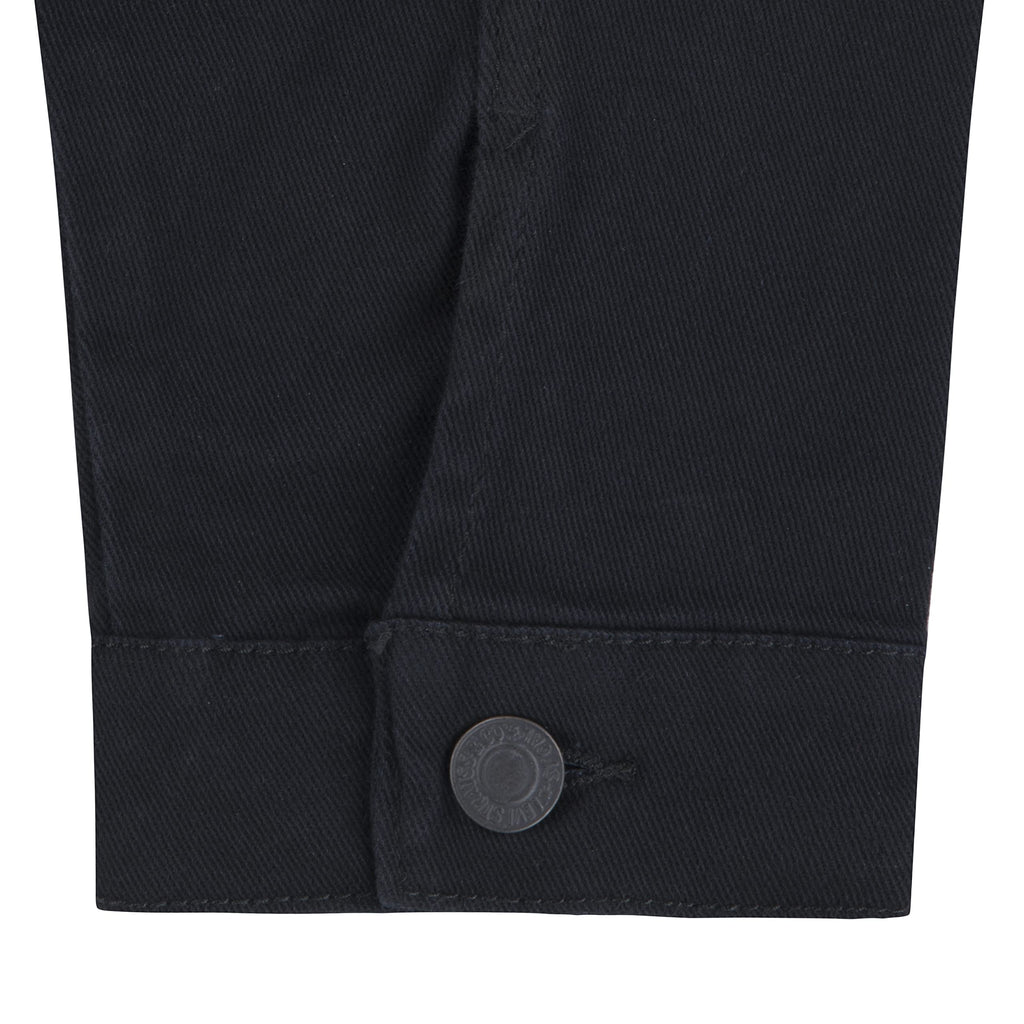 Levi's Boys' Denim Trucker Jacket, Black, L