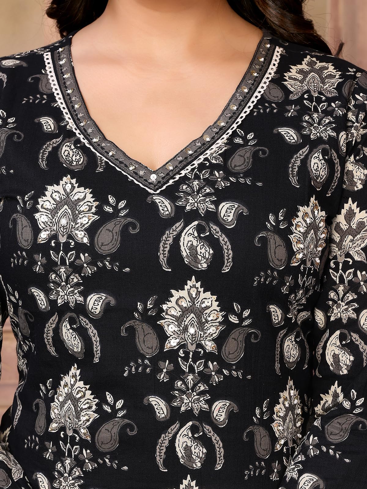 rangita Cotton Calf Length Embroidered Straight Kurti