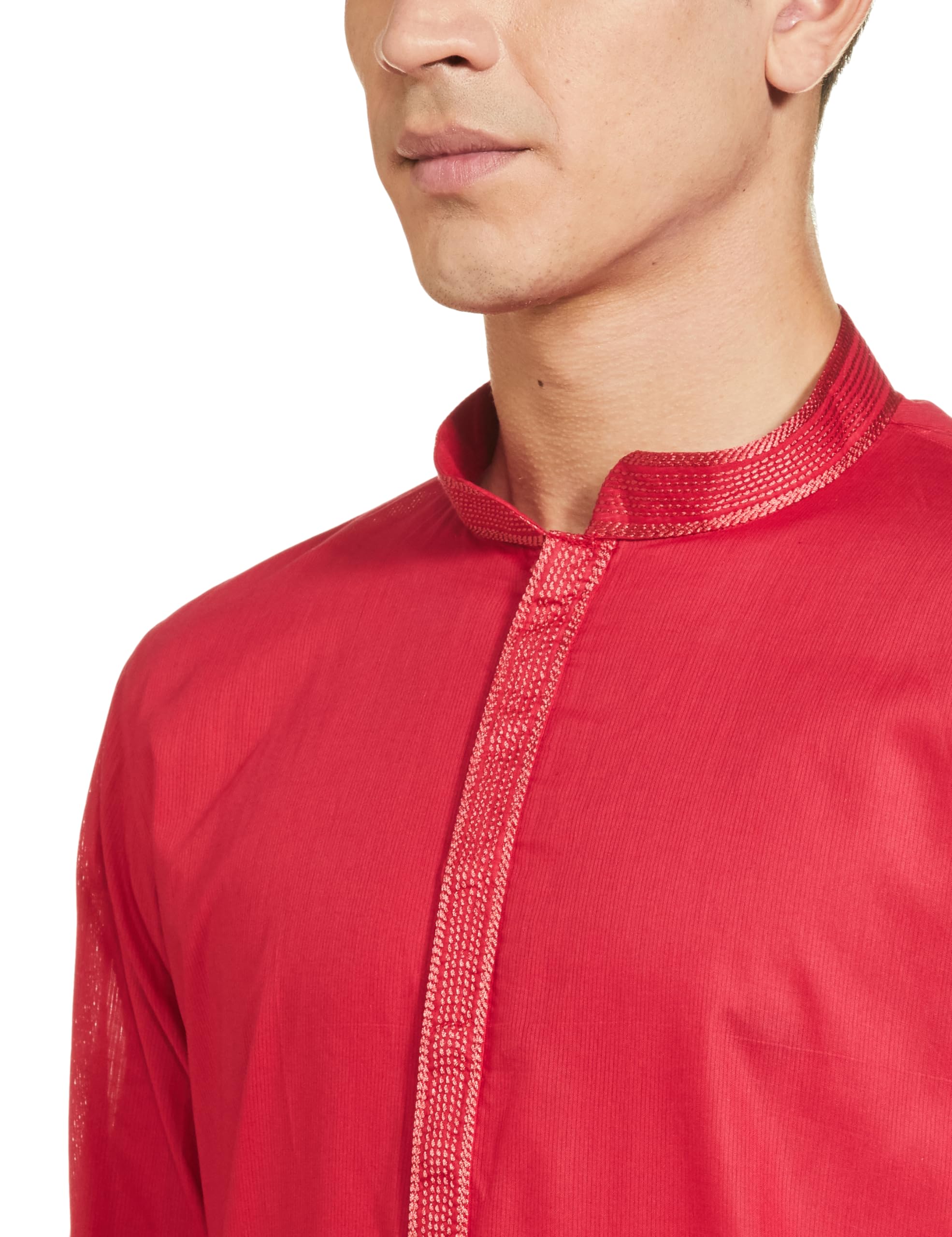 Manyavar Cotton Solid Casual Kurta Set For Men