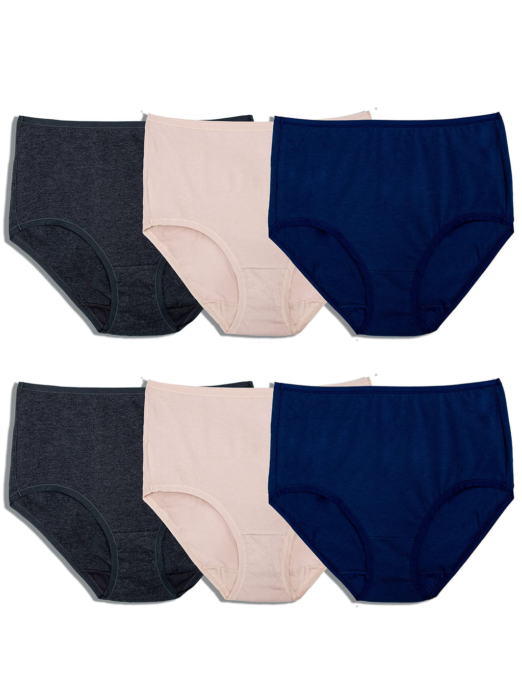 Fruit of the Loom Women's 360 Underwear, High Performance Stretch for Effortless Comfort, Available in Plus Size, Cotton Blend-B
