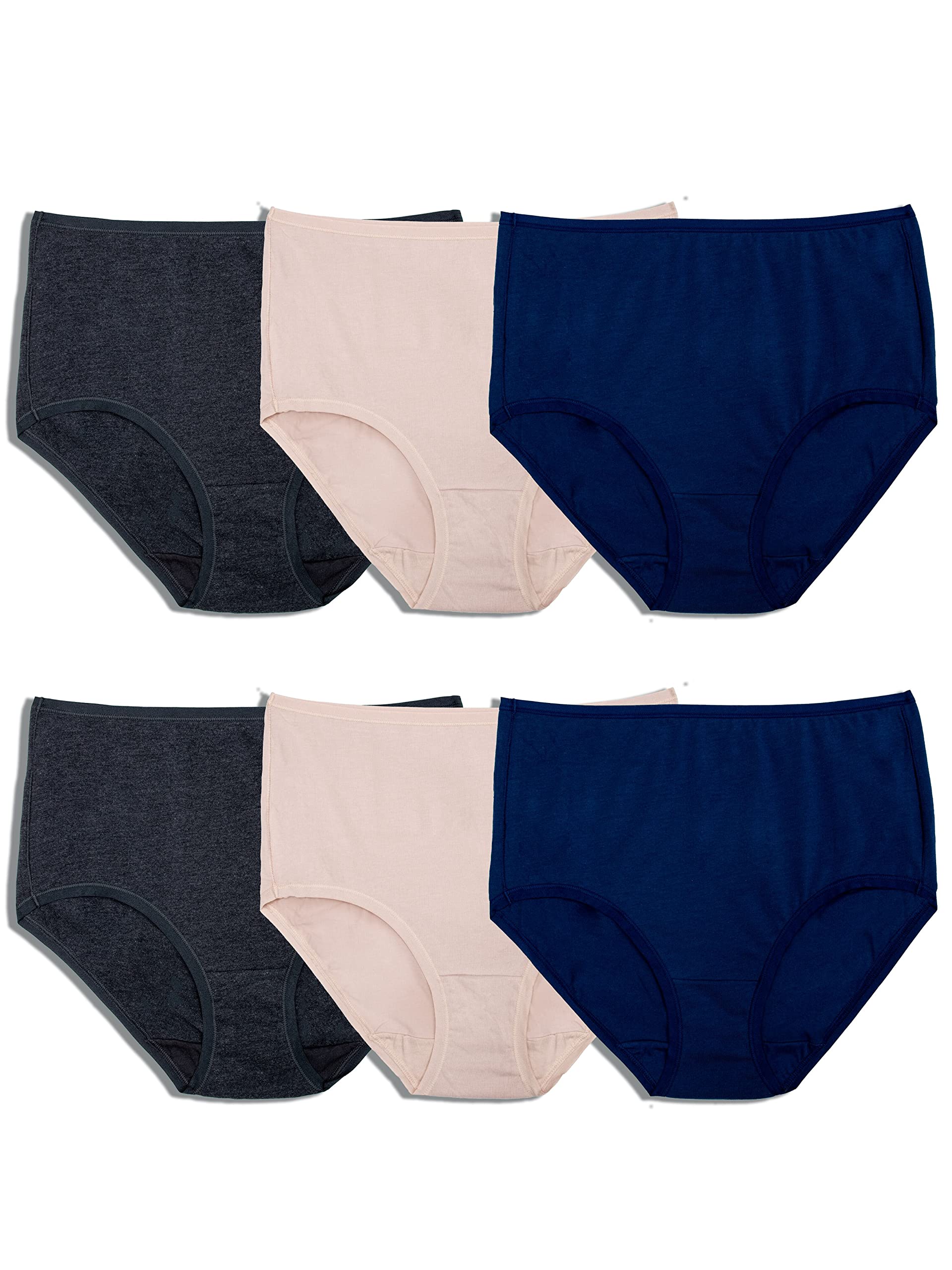 Fruit of the Loom Women's 360 Underwear, High Performance Stretch for Effortless Comfort, Available in Plus Size, Cotton Blend-B