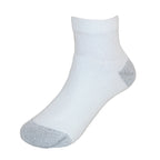 Hanes Ultimate Boys' 6-Pack Ankle Socks, White, 9 - 2 1/2 Medium