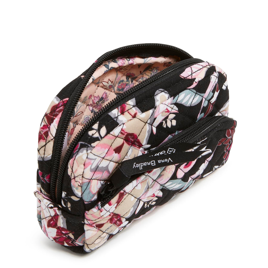 Vera Bradley Women's Cotton Mini Cosmetic Makeup Organizer Bag, Botanical Paisley, One Size